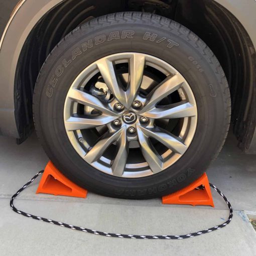 Wheel Chocks – Heavy Duty – Polyurethane for Trucking, RVs, Trailers & Vehicles 7 Inch – 4 Colors Cable Protector Works - Elasco Wheel Chocks, Cable Protectors and Cable Ramps Cable Protectors