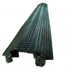 Elasco ED1050-BK Dropover, Single 1.5 inch Channel, Black Cable Protector Works - Elasco Wheel Chocks, Cable Protectors and Cable Ramps Cable Protectors