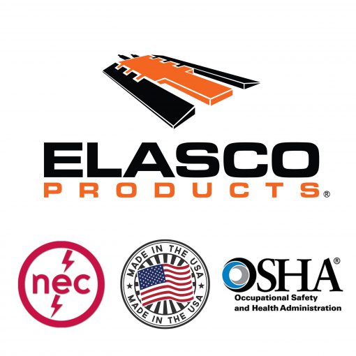 Elasco ED1050-BK Dropover, Single 1.5 inch Channel, Black Cable Protector Works - Elasco Wheel Chocks, Cable Protectors and Cable Ramps Cable Protectors
