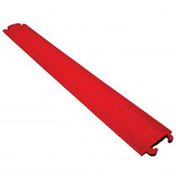 Elasco ED1050-R Dropover, Single 1.5 inch Channel, Red Cable Protector Works - Elasco Wheel Chocks, Cable Protectors and Cable Ramps Cable Protectors