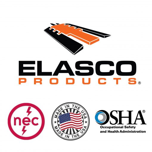 Elasco ED1050-R Dropover, Single 1.5 inch Channel, Red Cable Protector Works - Elasco Wheel Chocks, Cable Protectors and Cable Ramps Cable Protectors