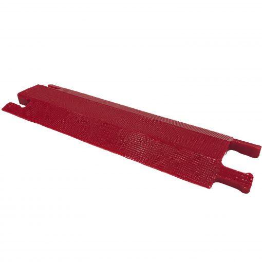Elasco Products ED2010-R Dropover, Single 2.75 inch Channel, Red Cable Protector Works - Elasco Wheel Chocks, Cable Protectors and Cable Ramps Cable Protectors