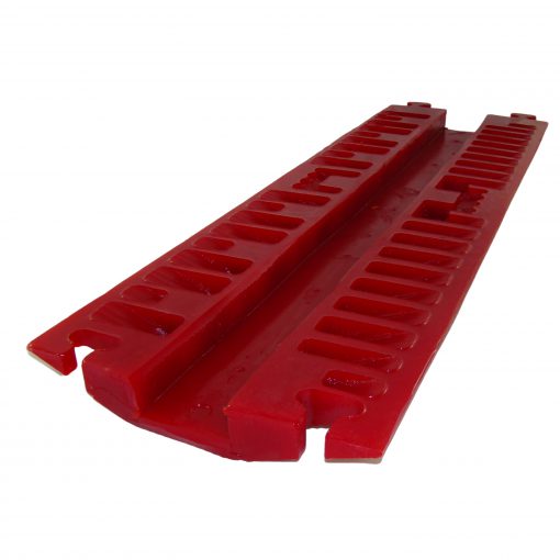 Elasco Products ED2010-R Dropover, Single 2.75 inch Channel, Red Cable Protector Works - Elasco Wheel Chocks, Cable Protectors and Cable Ramps Cable Protectors