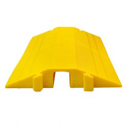 Elasco Products ED2210-Y Dropover, Single 2″ inch square Channel, Yellow Cable Protector Works - Elasco Wheel Chocks, Cable Protectors and Cable Ramps Cable Protectors