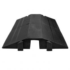 Elasco Products ED3310-BK Dropover, Single 3″ inch square Channel, Black Cable Protector Works - Elasco Wheel Chocks, Cable Protectors and Cable Ramps Cable Protectors