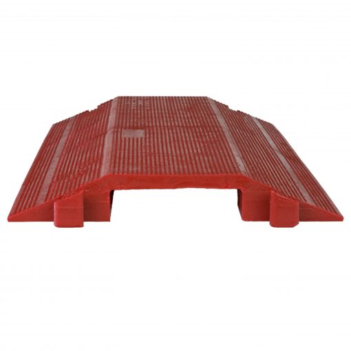 Elasco Products ED8200-R Dropover, Single 8″ inch Channel, Red Cable Protector Works - Elasco Wheel Chocks, Cable Protectors and Cable Ramps Cable Protectors