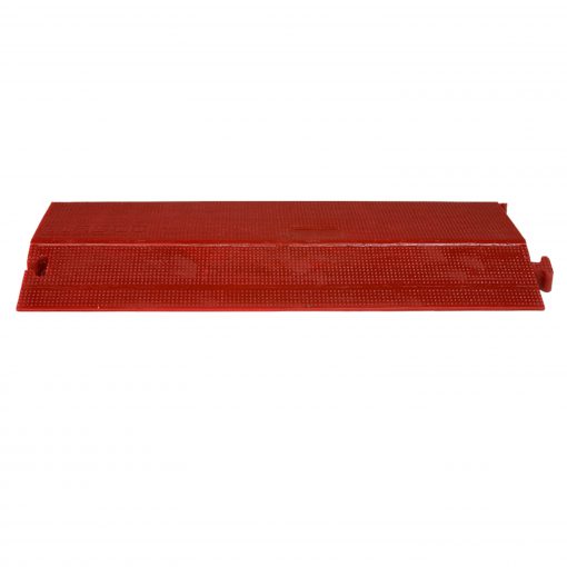 Elasco Products ED8200-R Dropover, Single 8″ inch Channel, Red Cable Protector Works - Elasco Wheel Chocks, Cable Protectors and Cable Ramps Cable Protectors