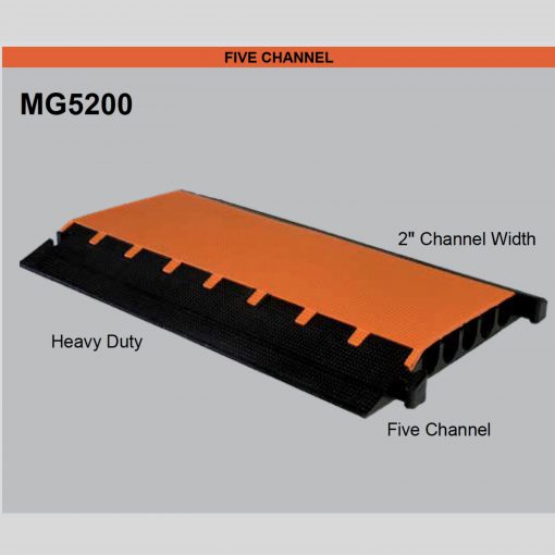 Elasco MG5200, 5 Channel, 2 inch channel Cable Protector Cable Protector Works - Elasco Wheel Chocks, Cable Protectors and Cable Ramps Cable Protectors