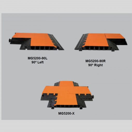 Elasco MG5200-90L, 90 Degree Left Turn for MG5200 Cable Protector Works - Elasco Wheel Chocks, Cable Protectors and Cable Ramps Cable Protectors