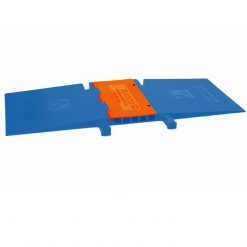 Elasco UG5140-ADA-BLUE Cable Protector, 5 Channels, 1.38″ Channel. ADA Compliant, Blue Cable Protector Works - Elasco Wheel Chocks, Cable Protectors and Cable Ramps Cable Protectors