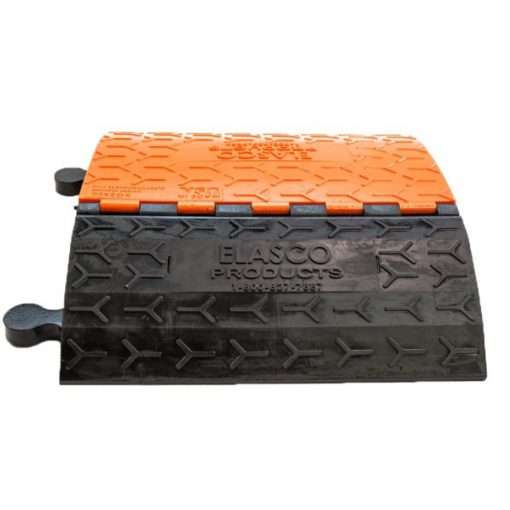 XTREMEGUARD: Elasco XG2400 Two 4 Inch Channels Extreme Duty Cable Protector – 300-500 Ton Load Capacity for Mining Trucks Cable Protector Works - Elasco Wheel Chocks, Cable Protectors and Cable Ramps Cable Protectors