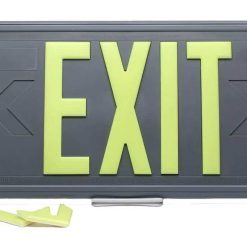 Gray EXIT Sign