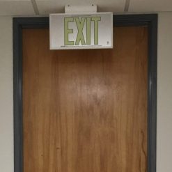 Cable Protector Works Elasco Products EXIT Sign Photo luminescent