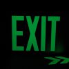 Cable Protector Works Elasco Products EXIT Sign Photo luminescent