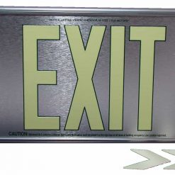 Cable Protector Works Elasco Products EXIT Sign Photo luminescent