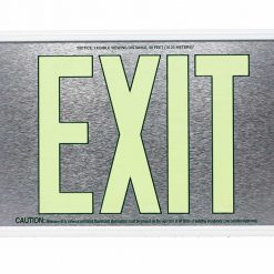 Cable Protector Works Elasco Products EXIT Sign Photo luminescent