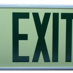 Cable Protector Works Elasco Products EXIT Sign Photo luminescent