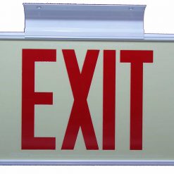 Cable Protector Works Elasco Products EXIT Sign Photo luminescent