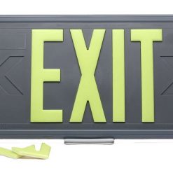 100 Feet EXIT Sign