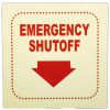 Cable Protector Works Elasco Products FIRE EXIT Sign Glow Photo luminescent