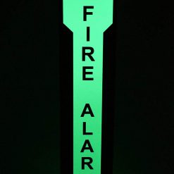 Cable Protector Works Elasco Products FIRE EXIT Sign Glow Photo luminescent