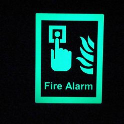 Cable Protector Works Elasco Products FIRE EXIT Sign Glow Photo luminescent