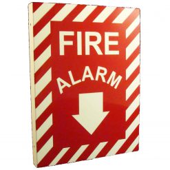 Cable Protector Works Elasco Products FIRE EXIT Sign Glow Photo luminescent