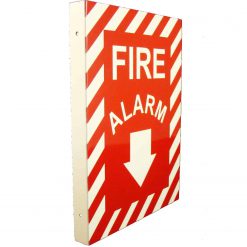 Cable Protector Works Elasco Products FIRE EXIT Sign Glow Photo luminescent