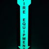 Cable Protector Works Elasco Products FIRE EXIT Sign Glow Photo luminescent