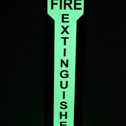 Cable Protector Works Elasco Products FIRE EXIT Sign Glow Photo luminescent