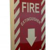 Cable Protector Works Elasco Products FIRE EXIT Sign Glow Photo luminescent