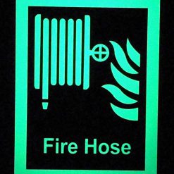 Cable Protector Works Elasco Products FIRE EXIT Sign Glow Photo luminescent