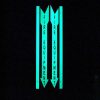 Cable Protector Works Elasco Products FIRE EXIT Sign Glow Photo luminescent