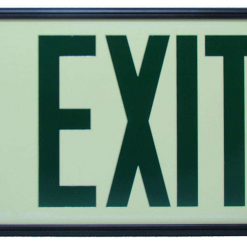 Cable Protector Works Elasco Products EXIT Sign Photo luminescent