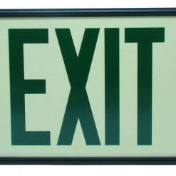 Cable Protector Works Elasco Products EXIT Sign Photo luminescent