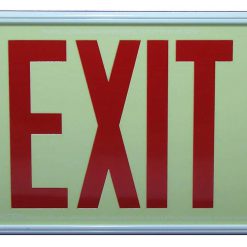 Cable Protector Works Elasco Products EXIT Sign Photo luminescent