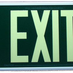 Cable Protector Works Elasco Products EXIT Sign Photo luminescent