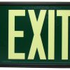 Cable Protector Works Elasco Products EXIT Sign Photo luminescent