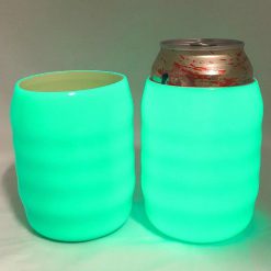 Glow in the Dark Koozie Can Cooler Sleeve for Beer Soft Drink Bright Green Glow  BGDFQP