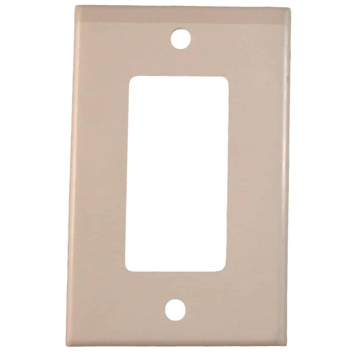 Wall Cover Plate, 1 Gang GFCI, White Plastic, 1 Pack. In Stock. Ships  Today. - Cable Protector Works - Elasco Wheel Chocks, Cable Protectors and  Cable Ramps %