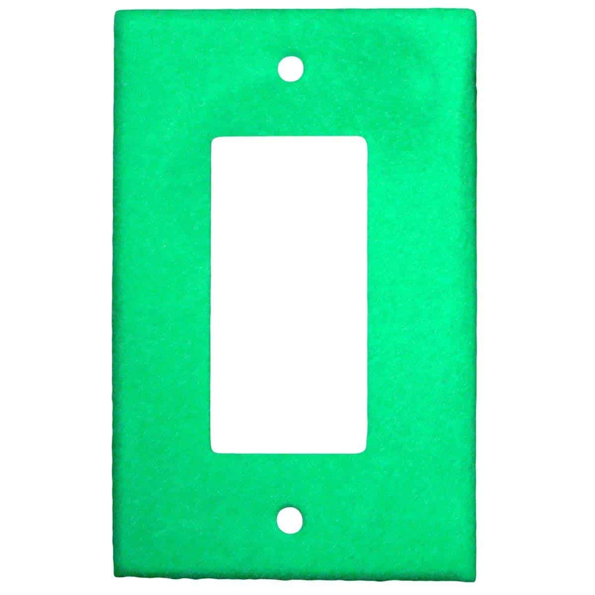 Wall Cover Plate, 1 Gang GFCI, White Plastic, 1 Pack. In Stock