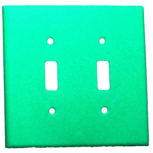 Wall Cover Plate, 2 Gang, White Plastic, 10 Pack Cable Protector Works - Elasco Wheel Chocks, Cable Protectors and Cable Ramps Cable Protectors